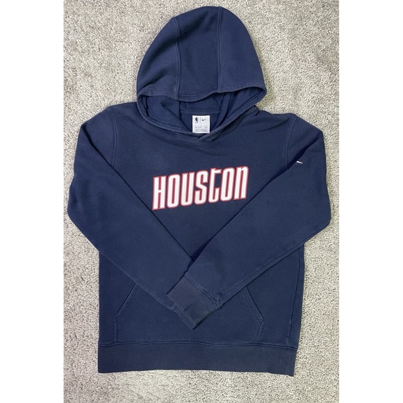 Nike Other - Nike Houston Rockets‎ Dri-Fit Hoodie Boys LG 14/16 BLUE FLEECE
